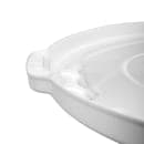 Rubbermaid FG265400WHT Round Flat Top Trash Can Lid - Plastic, White thumbnail 4