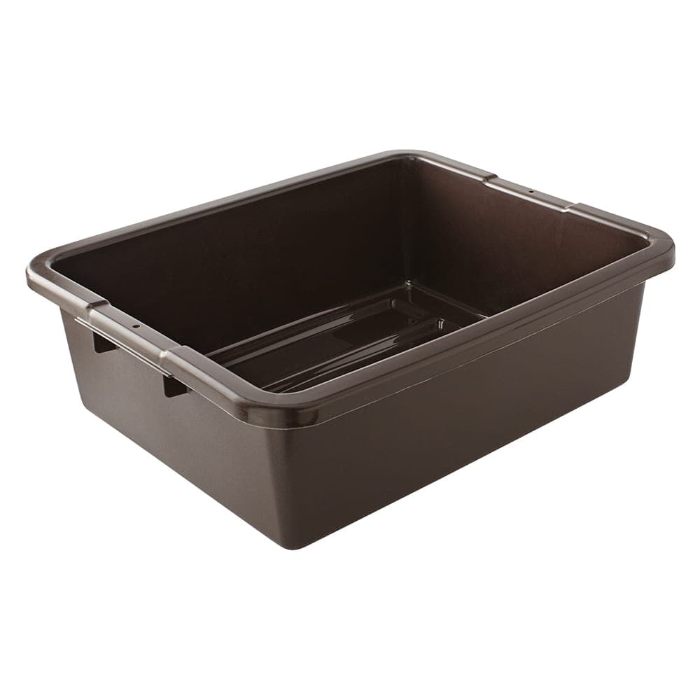 Rubbermaid FG335192BRN Bus Box - 21 1/2" x 17" x 7", Brown