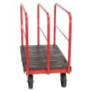 Rubbermaid FG446800BLA 2000 lb Platform Truck w/ Tie Downs, 48"L x 24"W thumbnail 2