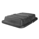 Rubbermaid FG461700 BLA Rectangle Dome Utility Truck Lid - Plastic, Black thumbnail 4