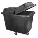 Rubbermaid FG461700 BLA Rectangle Dome Utility Truck Lid - Plastic, Black thumbnail 5