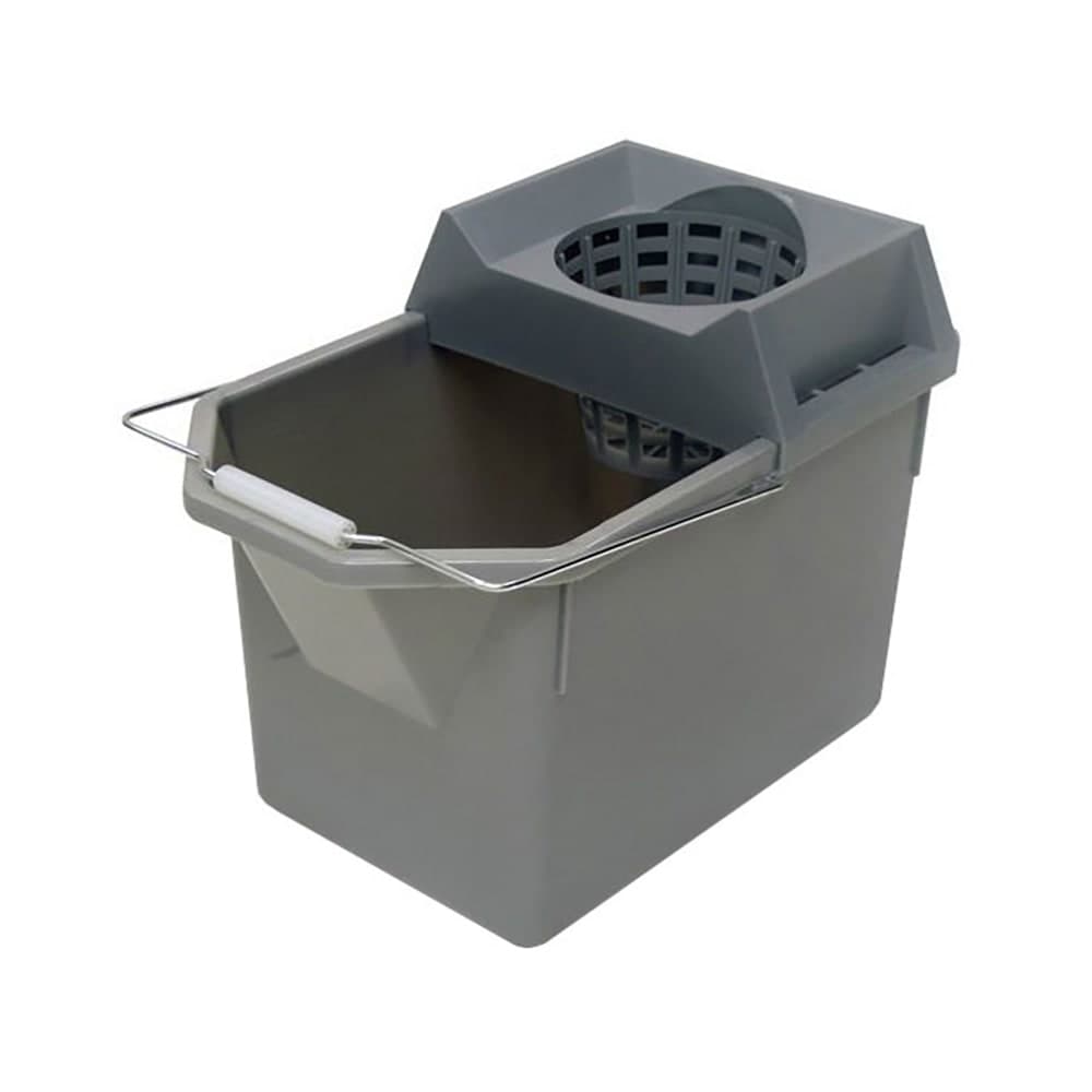 Rubbermaid FG619400 STL 15 qt Mop/Pail Strainer Combo - Plastic/Steel