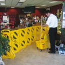 Rubbermaid FG9S1100 YEL Mobile Barrier - Yellow thumbnail 3