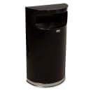 Rubbermaid FGSO820PLBK 9 gal Indoor Decorative Trash Can - Metal, Black/Chrome thumbnail 3