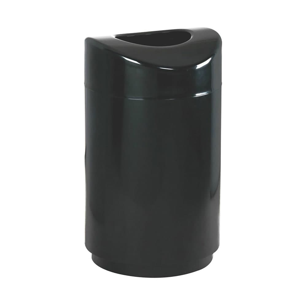 Rubbermaid FGR2030EPLBK 30 gal Indoor Decorative Trash Can - Metal, Black