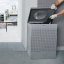 Rubbermaid FGSC22EPLSM 40 gal Indoor Decorative Trash Can - Metal, Silver thumbnail 2