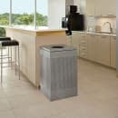 Rubbermaid FGSC22EPLSM 40 gal Indoor Decorative Trash Can - Metal, Silver thumbnail 3