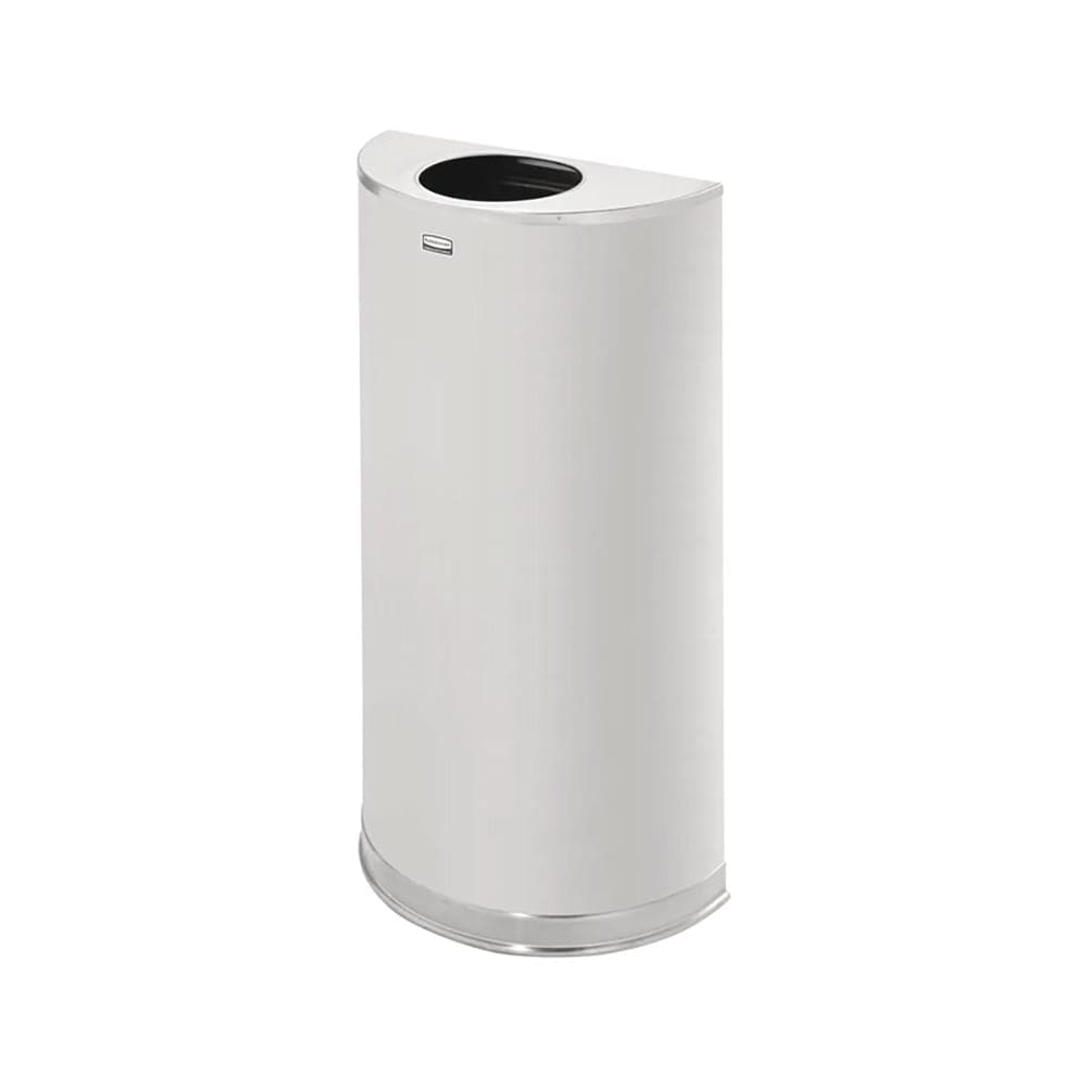 Rubbermaid FGSO12SSSPL 12-gal Indoor Decorative Trash Can - Metal, Stainless Steel