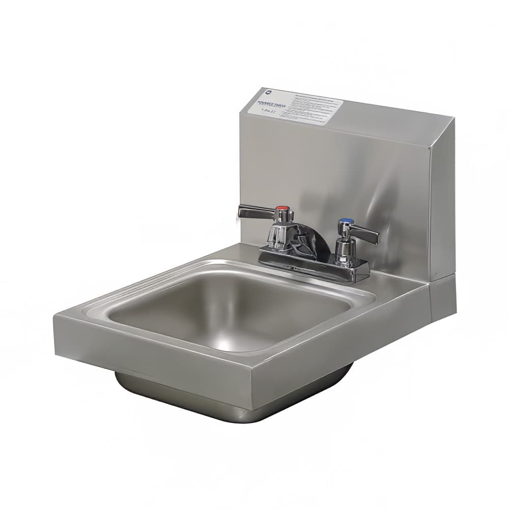 Advance Tabco 7-PS-22 Wall Mount Commercial Hand Sink w/ 9"L x 9"W x 5"D Bowl, Standard Faucet