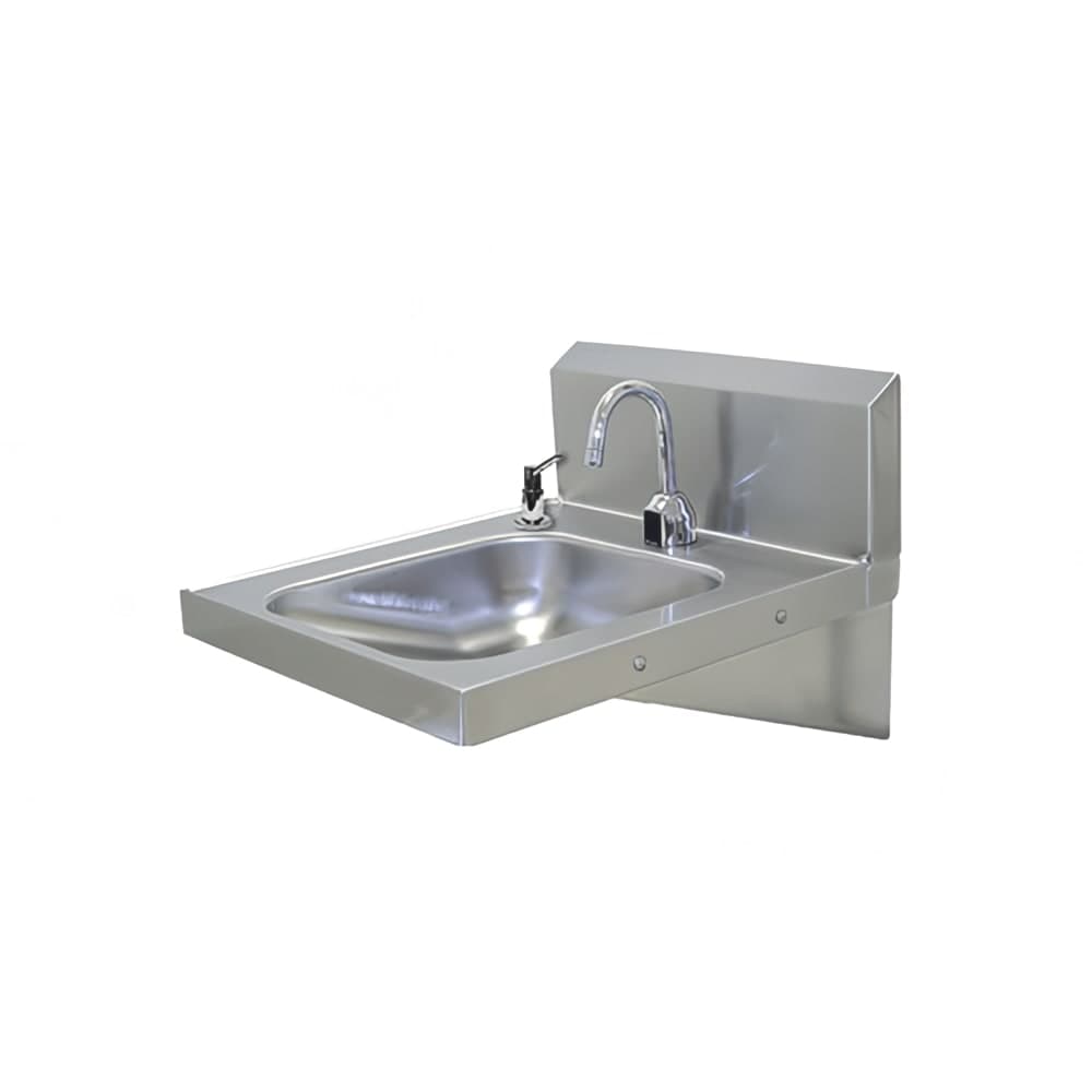 Advance Tabco 7-PS-26 Wall Mount Commercial Touchless Hand Sink w/ 14"L x 16"W x 5"D Bowl, ADA Compliant