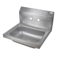 Advance Tabco 7-PS-60 Wall Mount Commercial Hand Sink w/ 14"L x 10"W x 5"D Bowl, Basket Drain thumbnail 4