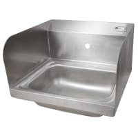 Advance Tabco 7-PS-66-NF Wall Mount Commercial Hand Sink w/ 14"L x 10"W x 5"D Bowl, Side Splashes thumbnail 3