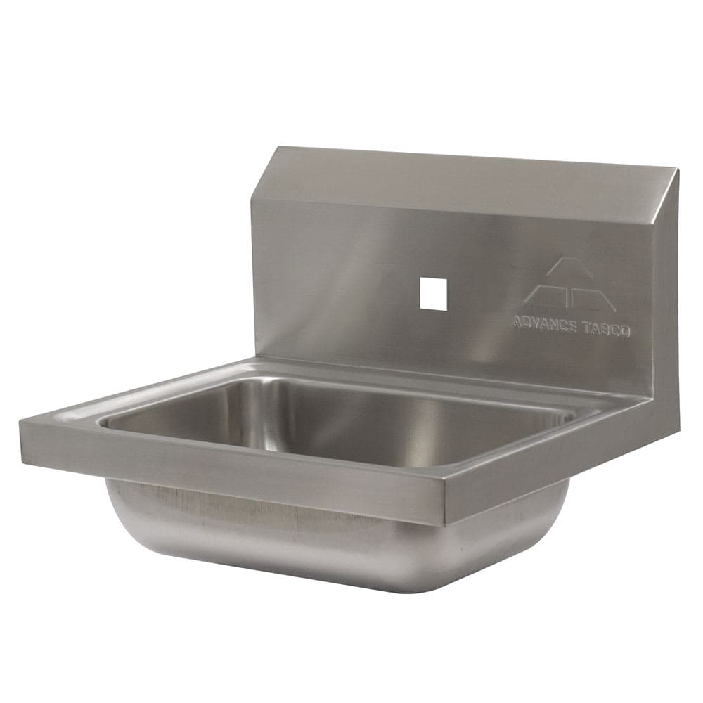 Advance Tabco 7-PS-71 Wall Mount Commercial Hand Sink w/ 14"L x 10"W x 5"D Bowl, Basket Drain