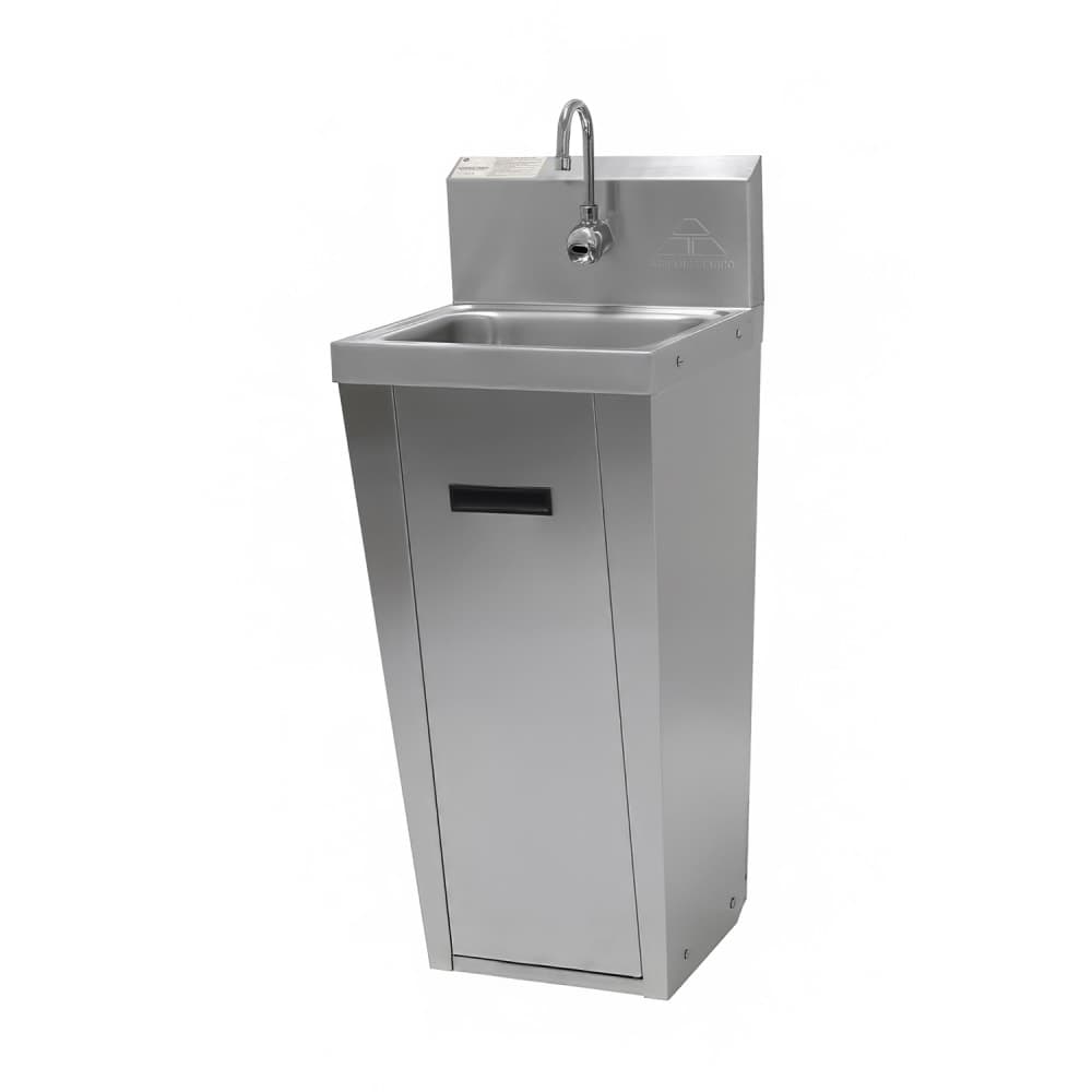 Advance Tabco 7-PS-91 Pedestal Commercial Touchless Hand Sink w/ 14"L x 10"W x 5"D Bowl, Electronic Faucet