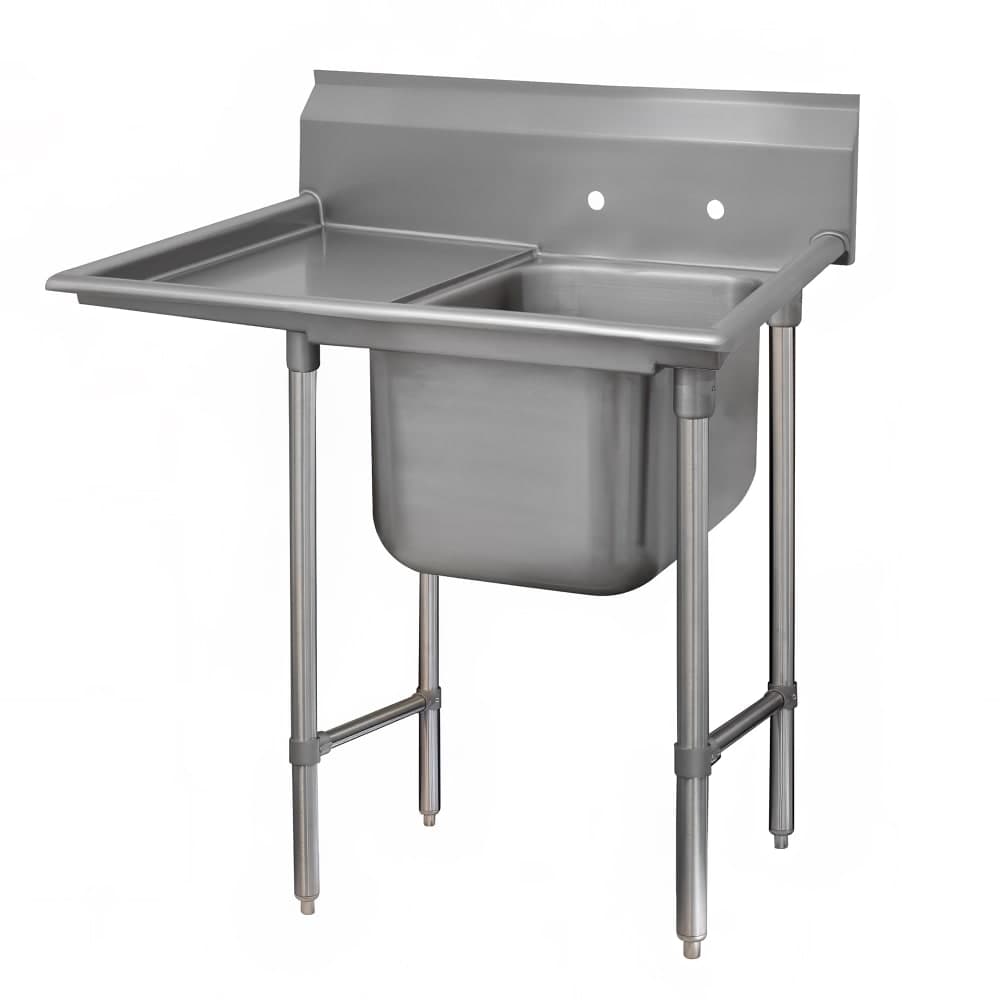 Advance Tabco 9-21-20-36L 62" 1 Compartment Sink w/ 20"L x 20"W Bowl, 12" Deep