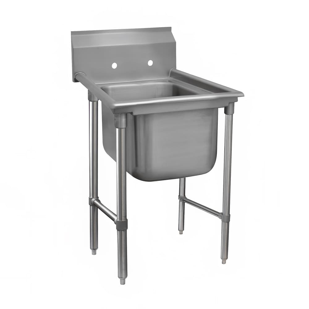 Advance Tabco 93-21-20 31" 1 Compartment Sink w/ 20"L x 20"W Bowl, 12" Deep