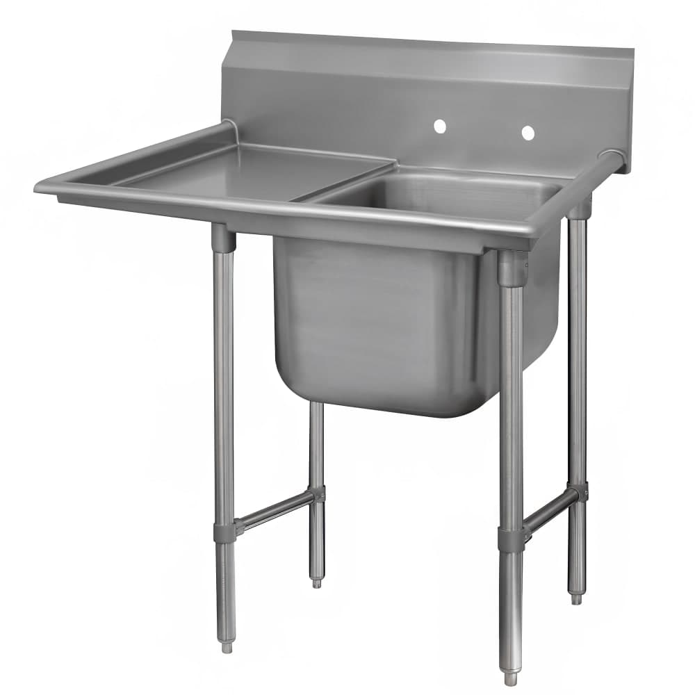 Advance Tabco 93-21-20-36L 62" 1 Compartment Sink w/ 20"L x 20"W Bowl, 12" Deep