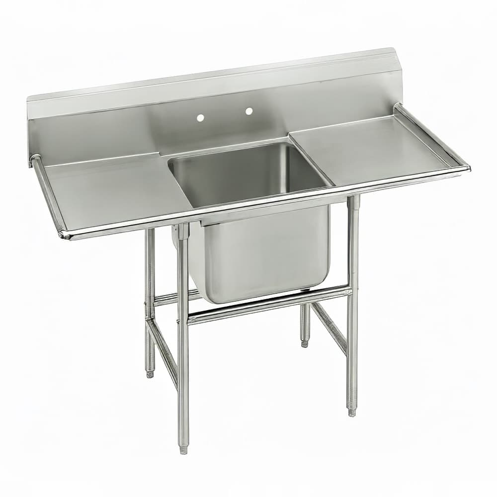 Advance Tabco 93-41-24-24RL 74" 1 Compartment Sink w/ 24"L x 24"W Bowl, 12" Deep