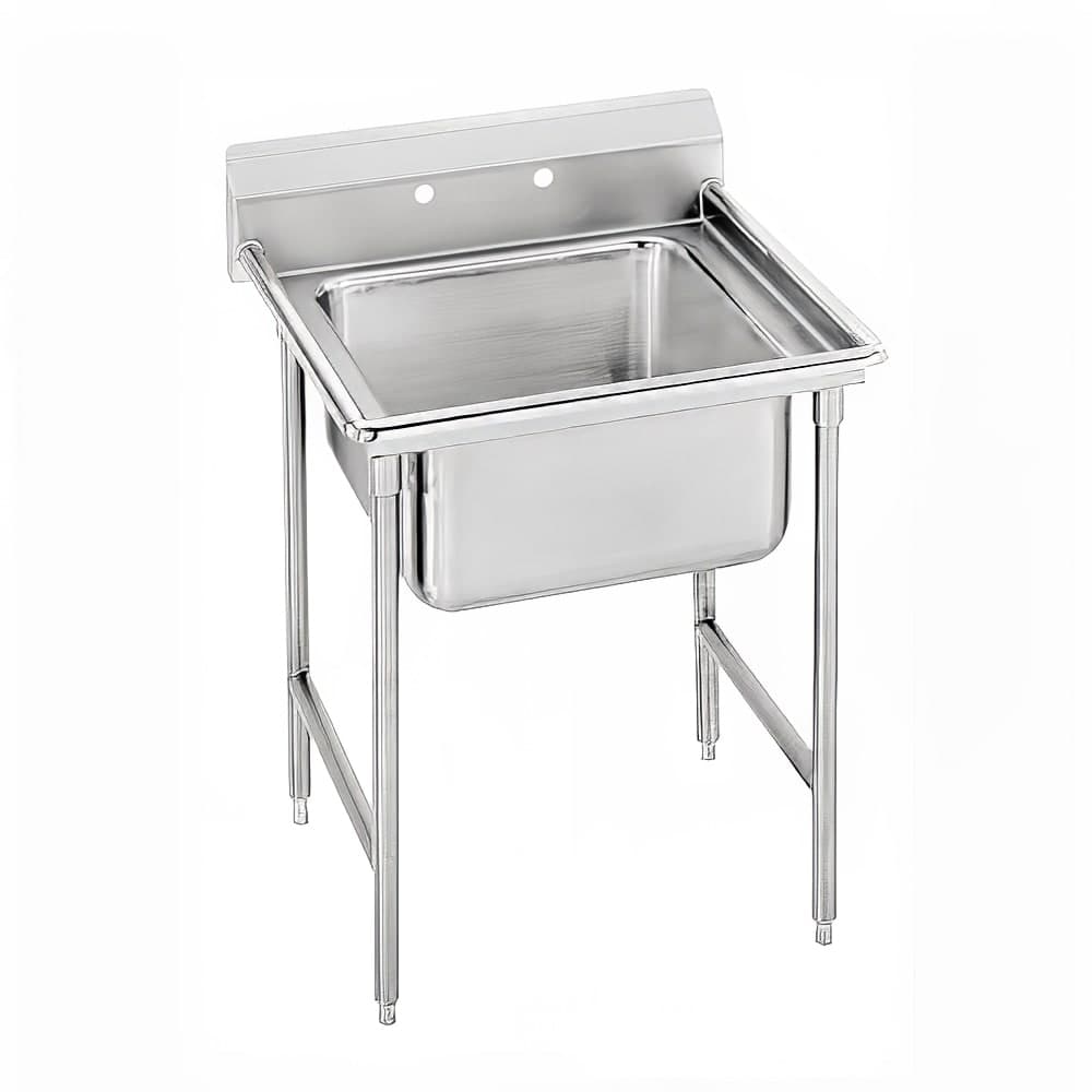 Advance Tabco 94-1-24 27" 1 Compartment Sink w/ 16"L x 20"W Bowl, 14" Deep
