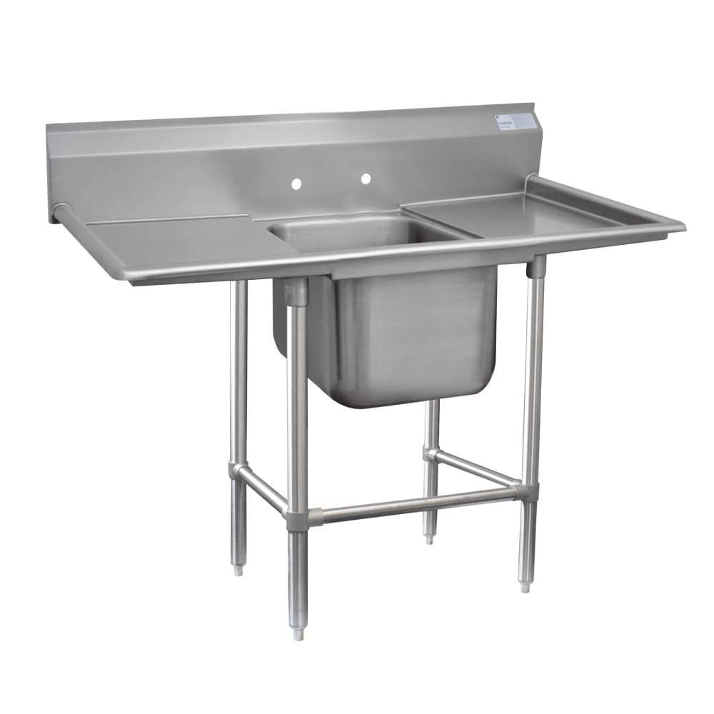 Advance Tabco 94-1-24-18RL 54" 1 Compartment Sink w/ 16"L x 20"W Bowl, 14" Deep