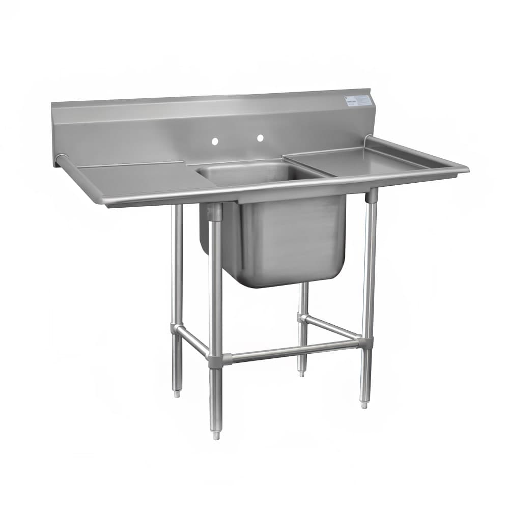 Advance Tabco 94-1-24-36RL 90" 1 Compartment Sink w/ 16"L x 20"W Bowl, 14" Deep