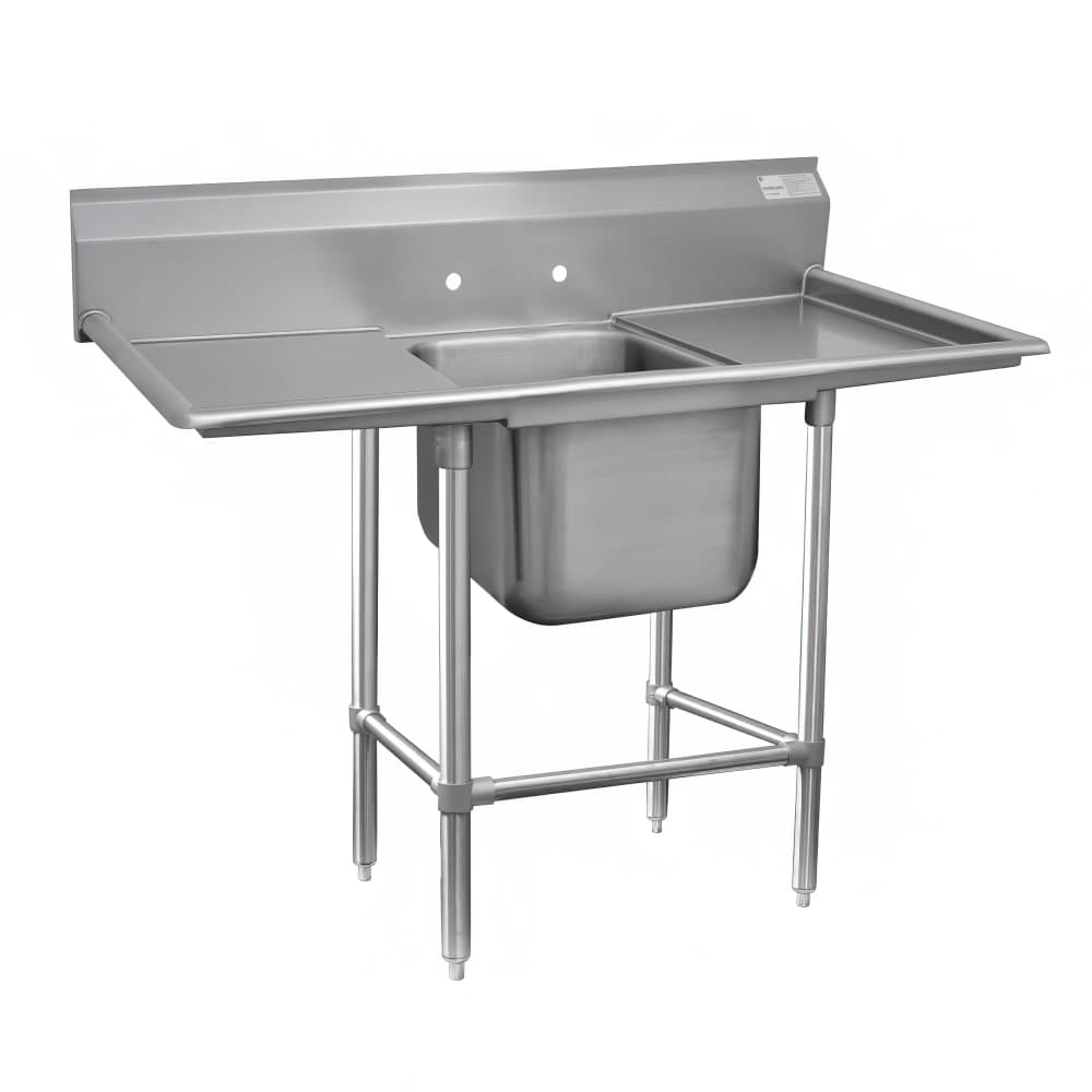 Advance Tabco 94-21-20-36RL 94" 1 Compartment Sink w/ 20"L x 20"W Bowl, 14" Deep