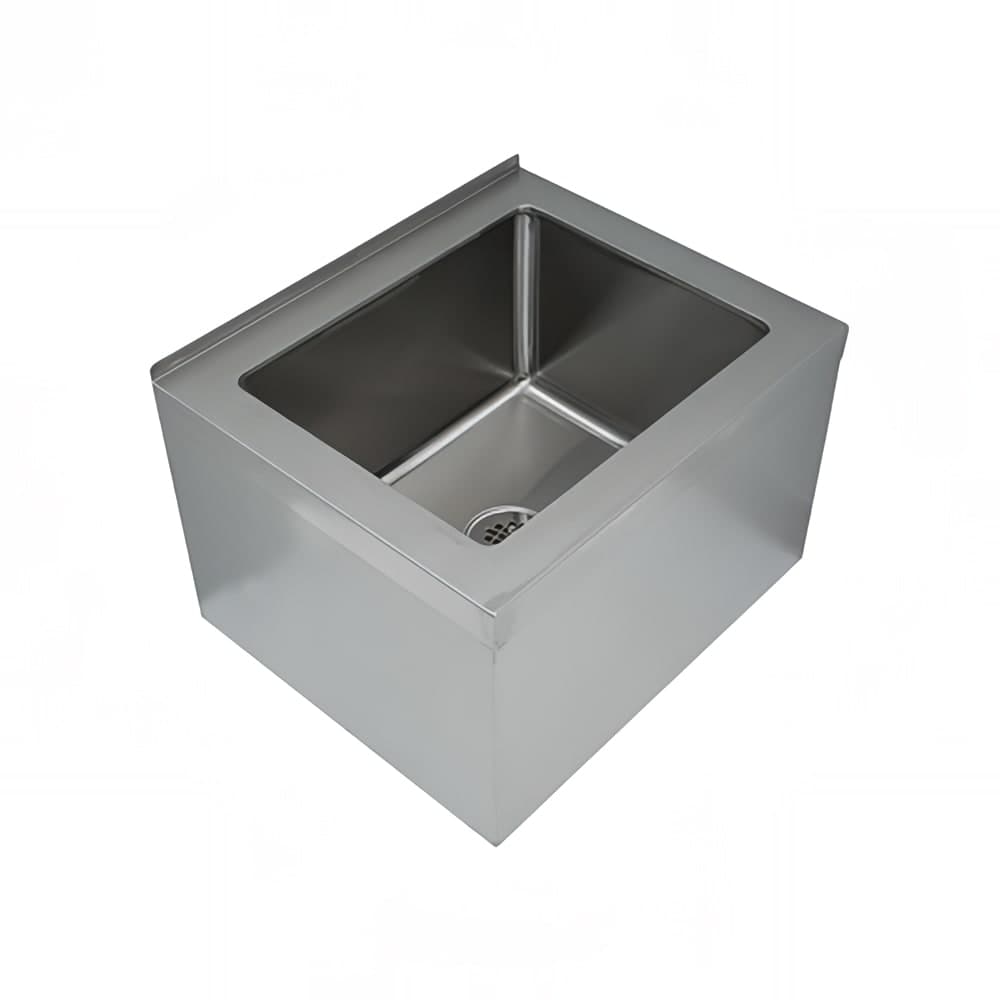 Advance Tabco 9-OP-40-EC-X Floor Mount Mop Sink w/ 12"D Bowl, Tile Edge