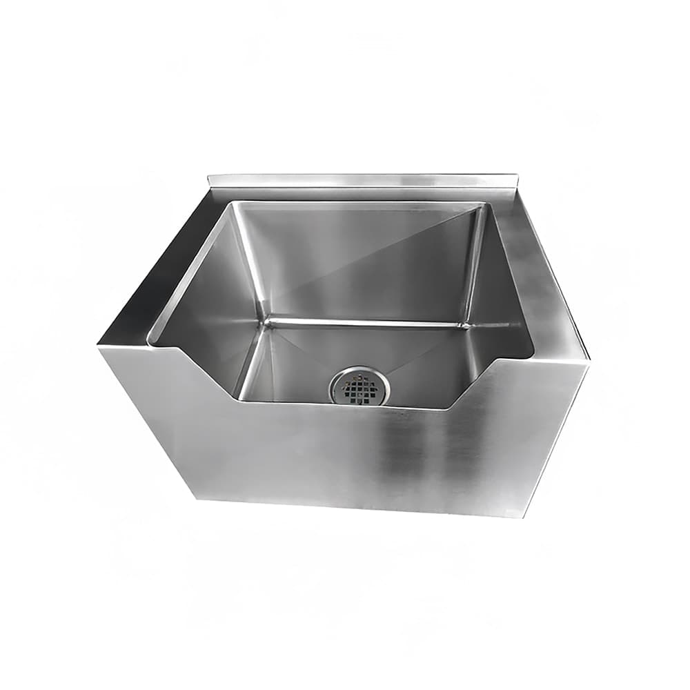Advance Tabco 9-OP-48DF Floor Mount Mop Sink w/ 12"D Bowl, Drop Front