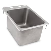 Advance Tabco DI-1-10 (1) Compartment Drop-in Sink - 10" x 14", Drain Included thumbnail 2