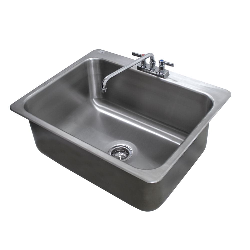 Advance Tabco DI-1-2812 (1) Compartment Drop-in Sink - 28" x 20", Drain Included