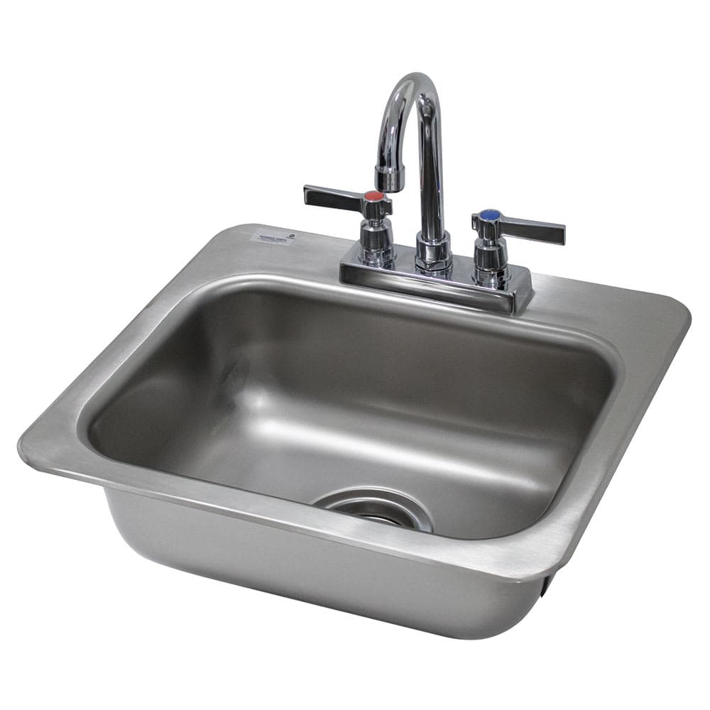 Advance Tabco DI-1-35 (1) Compartment Drop-in Sink - 14" x 10", Drain Included