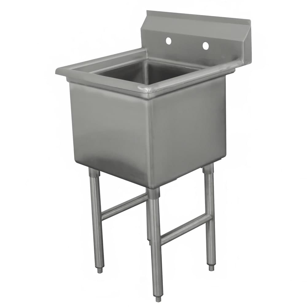 Advance Tabco FC-1-3024-X 35" 1 Compartment Sink w/ 30"L x 24"W Bowl, 14" Deep