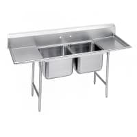 Advance Tabco FC-2-1818-18RL 72" 2 Compartment Sink w/ 18"L x 18"W Bowl, 14" Deep thumbnail 2