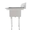 Advance Tabco FE-1-1812-18R 38 1/2" 1 Compartment Sink w/ 18"L x 18"W Bowl, 12" Deep thumbnail 3