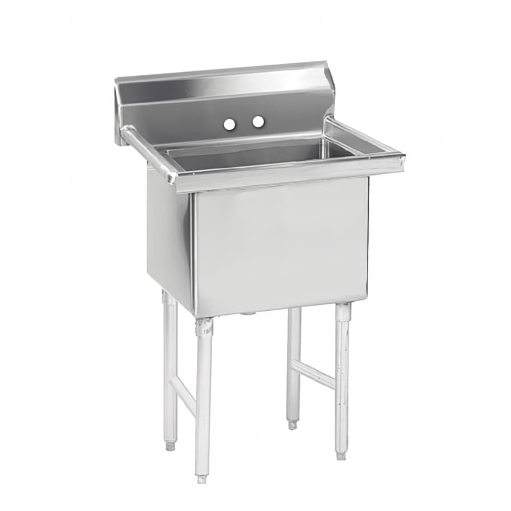 Advance Tabco FS-1-3624 41" 1 Compartment Sink w/ 36"L x 24"W Bowl, 14" Deep