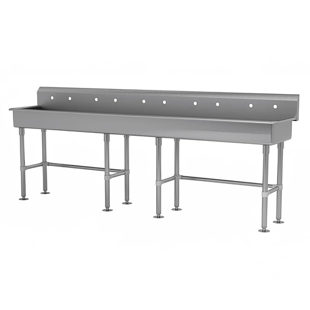 Advance Tabco FS-FM-100-ADA 100" Freestanding Multiwash Hand Sink