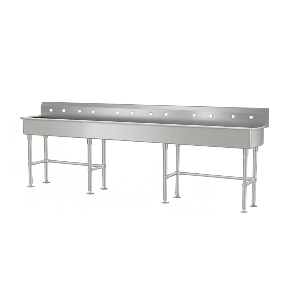 Advance Tabco FS-FM-120 120" Freestanding Multiwash Hand Sink