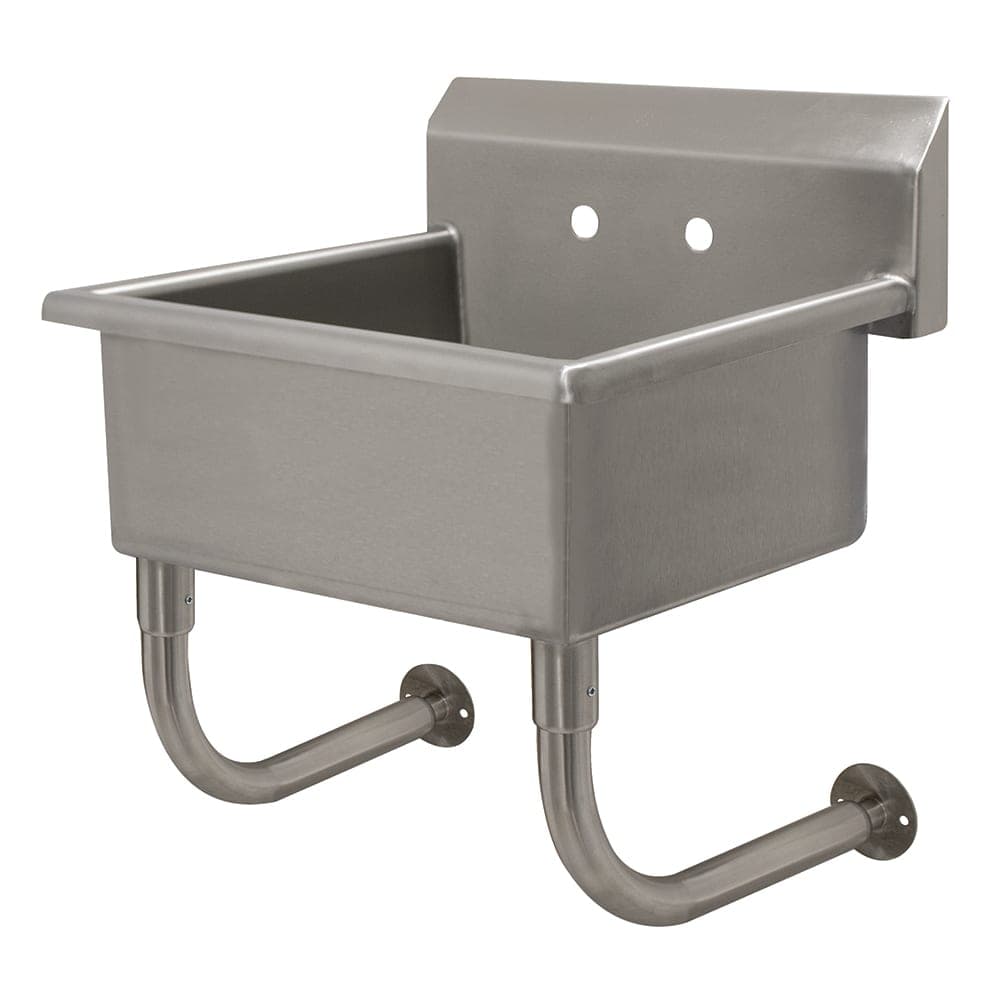 Advance Tabco FS-WM-2219 Wall Mount Commercial Hand Sink w/ 23"L x 19 1/2"W x 10"D Bowl, Basket Drain
