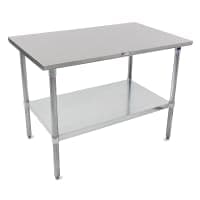 Advance Tabco MG-243 36" 16 ga Work Table w/ Undershelf & 304 Series Stainless Flat Top thumbnail 2