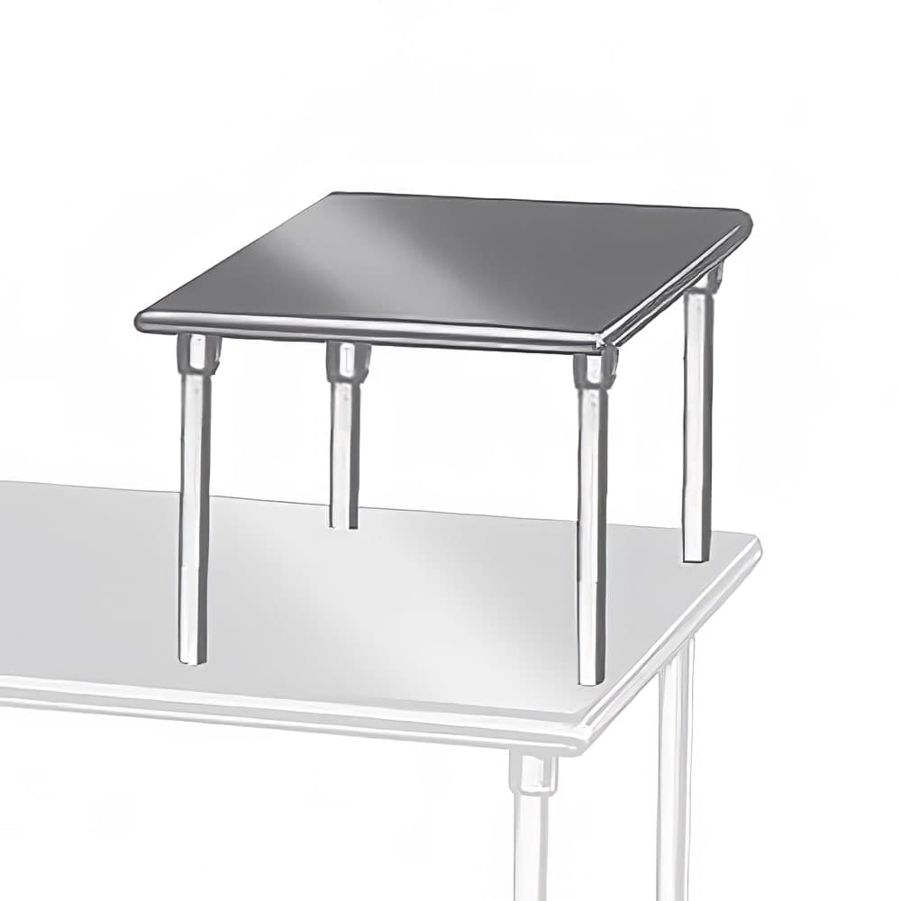 Advance Tabco MST-24-24 Table Mount Equipment Shelf, 24" x 24", 18/430 Stainless