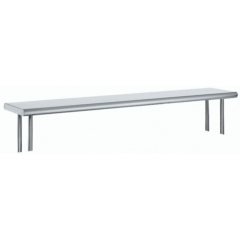 Advance Tabco OTS-12-108 108" Old Style Table Mount Shelf - 1 Deck, 12"L, 18 ga 430 Stainless