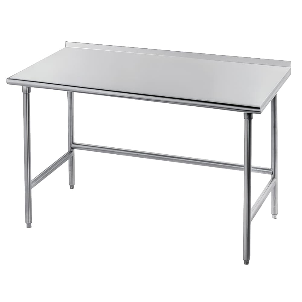 Advance Tabco TFMG-302 24" 16 ga Work Table w/ 304 Series Stainless Top, 1 1/2" Backsplash