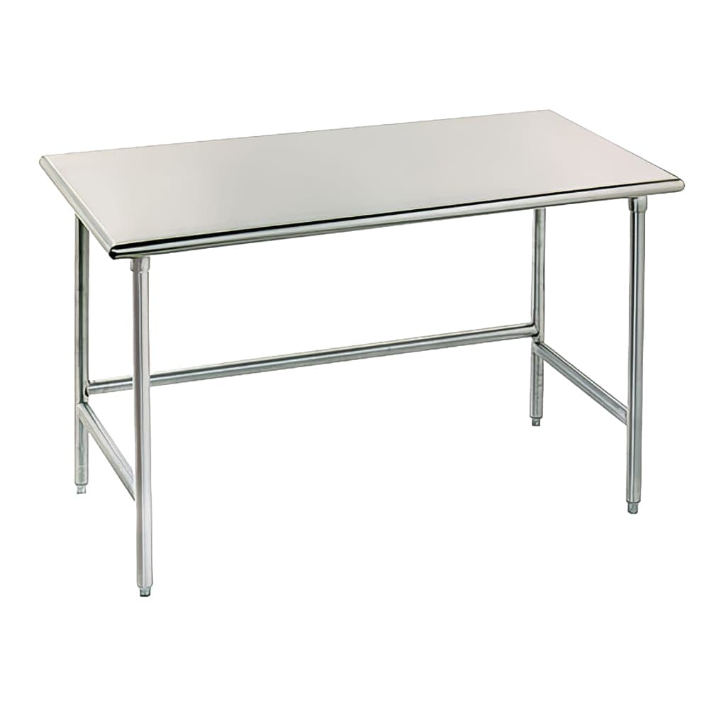 Advance Tabco TGLG-302 24" 14 ga Work Table w/ 304 Series Stainless Flat Top