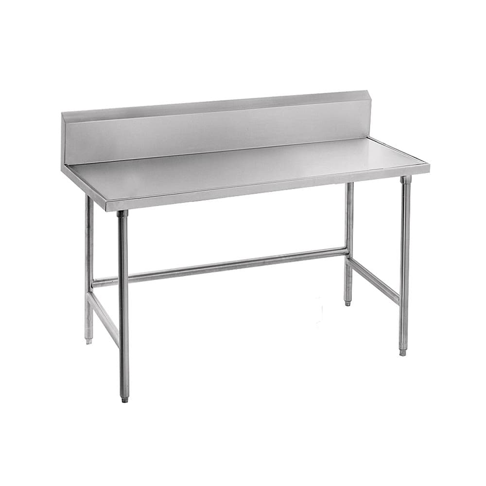 Advance Tabco TKAG-243 36" 16 ga Work Table w/ 430 Series Stainless Top, 5" Backsplash