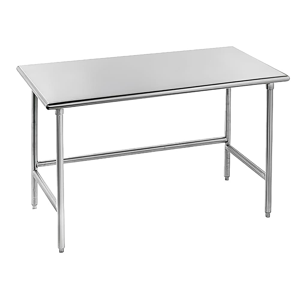 Advance Tabco TMG-300 30" 16 ga Work Table w/ 304 Series Stainless Flat Top