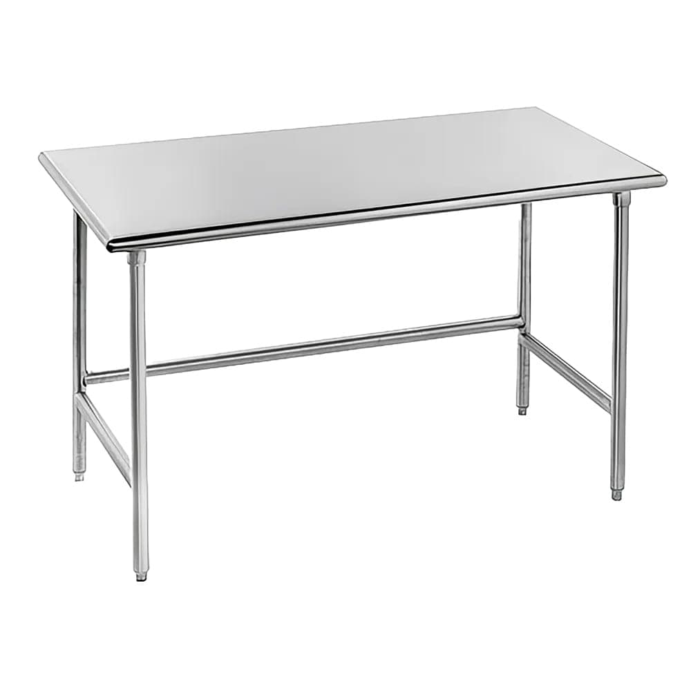 Advance Tabco TMG-366 72" 16 ga Work Table w/ 304 Series Stainless Flat Top