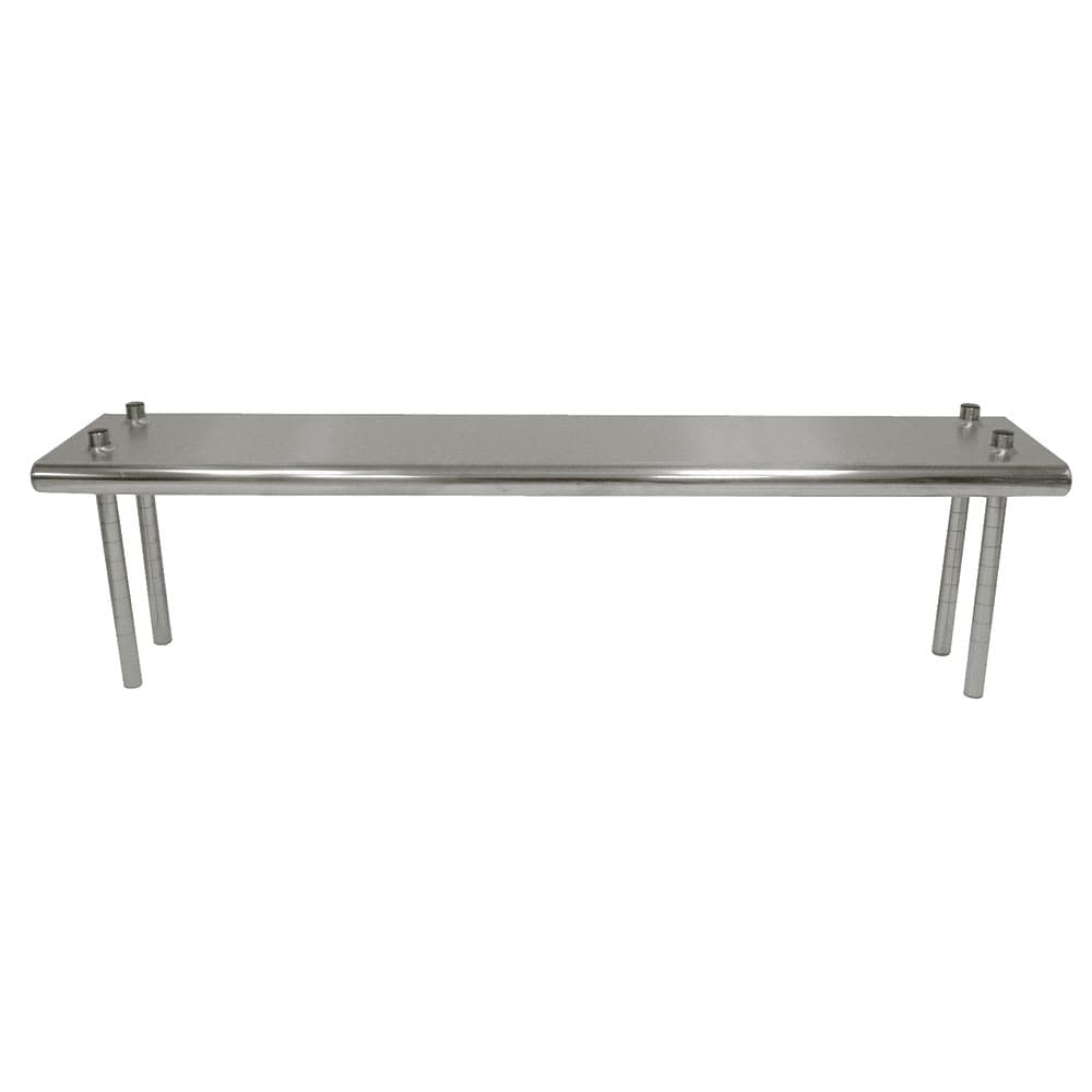 Advance Tabco TS-12-36 Table Mount Shelf - Single Deck, 36" x 12", 18 ga 430 Stainless
