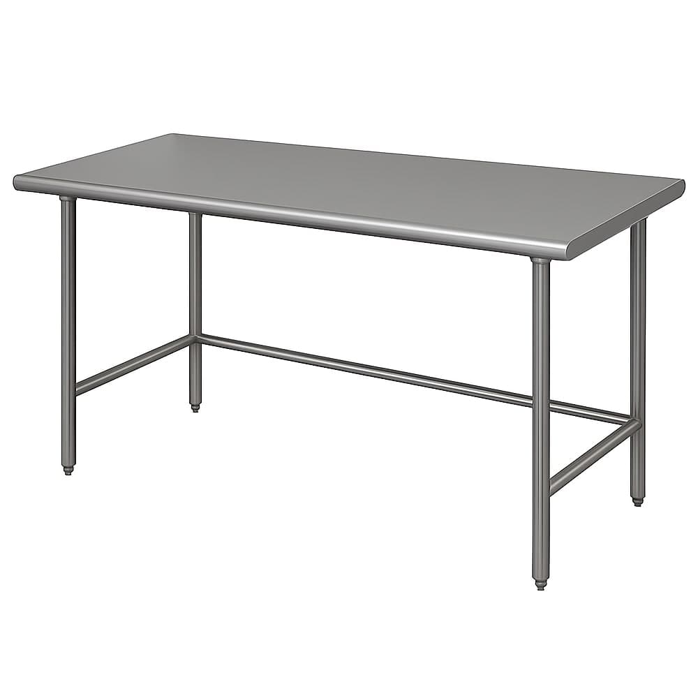 Advance Tabco TSS-245 60" 14 ga Work Table w/ 304 Series Stainless Flat Top