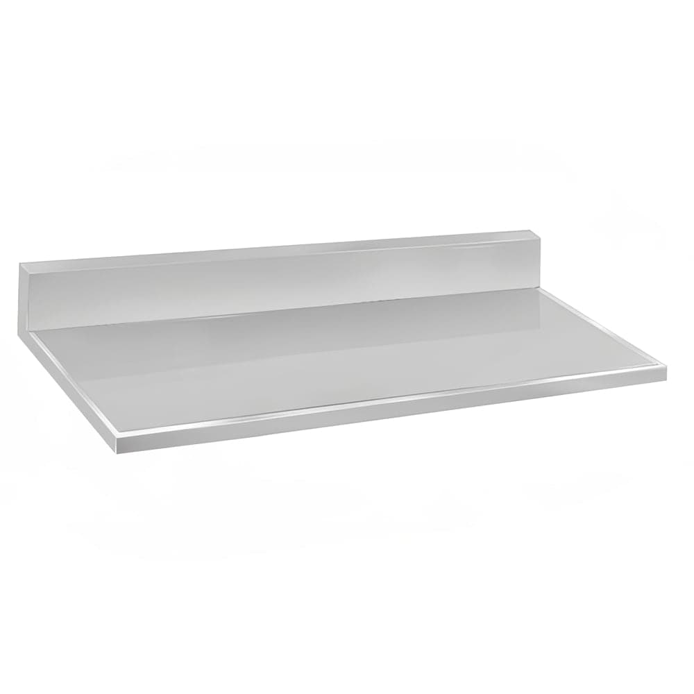 Advance Tabco VKCT-304 Countertop - 10" Backsplash, 30" x 48", 16 ga 304 Stainless, Satin Finish