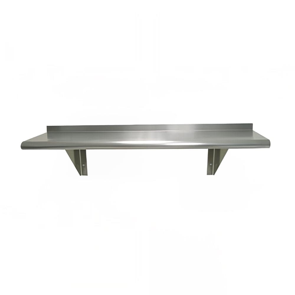 Advance Tabco WS-15-36 Solid Wall Mounted Shelf, 36"W x 15"D, Stainless